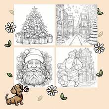 Christmas Magic Themed Coloring Book - 22 Pages, Thick Paper, Single-Sided Print, Stress Relief - Perfect Gift For Family & Friends For Christmas, Halloween & Parties - 1pc - Single Piece - View 2