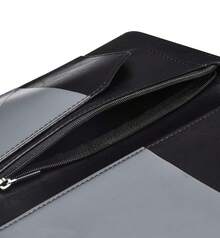 Server Books For Waitress - Leather Waiter Book Server Wallet With Ipper Pocket, Cute Waitstaff Organizer With Money Pocket Fit Waitress Apron(Classic Black) - Hồng lấp lánh - Xem 6