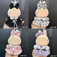 (Solo ropa) Nuevos vestidos casuales lindos de 17 cm para muñeca de la 1ra/2da/3ra generación Labobo, ropa de muñeca para Labubu