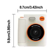 2-In-1 Digital Camera And Printer, Instant Photo Printer - Prints Sticker Photos Instantly, 1080P Video Recording, 48MP High Resolution, Built-In Color Pens And Printing Paper, 1300mAh Rechargeable Battery, Great Gift For Birthday, Christmas, Holidays, Travel And Parties (Portable & Easy To Use), Toy Camera - ET-multicolor - View 13