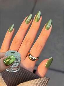 金镜美甲粉 - 高端、高反射、质地细腻、闪亮的新款美甲装饰