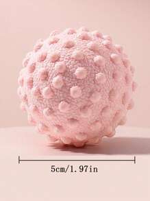 1 pièce Balle de massage des points d'acupression en TPR pour libération des fascias, détente des muscles des pieds, balle de yoga de 6 couleurs pour le massage des épaules, du cou et des méridiens