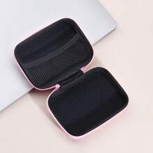 Cute Cat Paw Design Cable Organizer Pouch, Portable Carrying Case For 20W Fast Charging Cable, Earphones, Compatible With Apple Phone - Pink - View 5