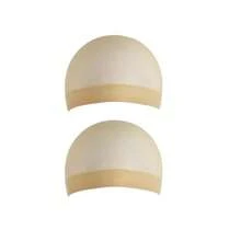 2 szt. ultracienkich czepków na perukę, elastycznych czepków na perukę z siateczki, oddychających i miękkich czepków na perukę z nylonowej siateczki, czepków na perukę do codziennej pielęgnacji, damskich czepków na perukę o wysokiej elastyczności, jednolitych kolorów nylonowych czepków na perukę z koronką do użytku domowego, na wesele, na każdą porę roku