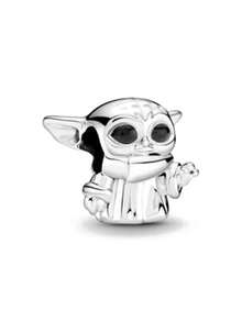 Encanto de bola redonda de robot de plata esterlina 925 talla grande vendido. Abalorios amuleto adecuados para pulseras hechas a mano, regalo de joyería de moda para mujeres para fiesta de cumpleaños