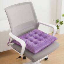 1pc Minimalist Office Seat Cushion, Double-Sided Plush Dining Chair Pad, Thick Meditation Cushion, Non-Slip Home & Dining Room Pad, Buttock Pad Chair Cushion Chair Pillow Cushions Office Chair Gaming Chair