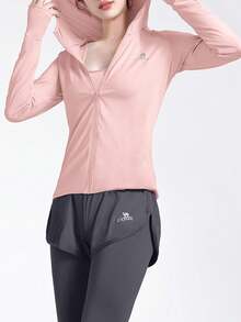 CAMEL CROWN 女款瑜伽套裝，時尚透氣運動服，輕量修身健身服，5件套 - 夕嵐粉永恆灰 - 查看 2