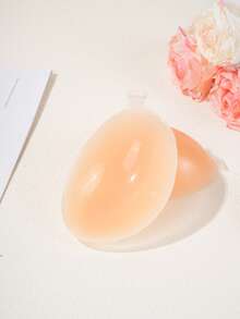 1pc Women's Backless Sticky Lift Bra, Silicone Adhesive Bra With Invisible Straps, Suitable For Wedding Dresses, Formal Gowns, Cold Shoulder, Backless, Spaghetti Strap, Tight Dresses, Sheer Tops, Spaghetti Strap Outfits, Bridal Shower, Travel, Party, Cocktail, Wedding, Formal Dinner, Charity Event, Graduation, Date Night, Brunch, Music Festival - Apricot - View 5