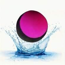 1pc,A Ball Wrapped In Soft Rubber, Made Of Durable And Soft Materials, Featuring Waterproof And Beach Elasticity Properties, Is Suitable For Fitness And Stress Relief Water Bouncing Balls, Swimming Pool Floats, Water Balls, Game Balls, Water Balloons