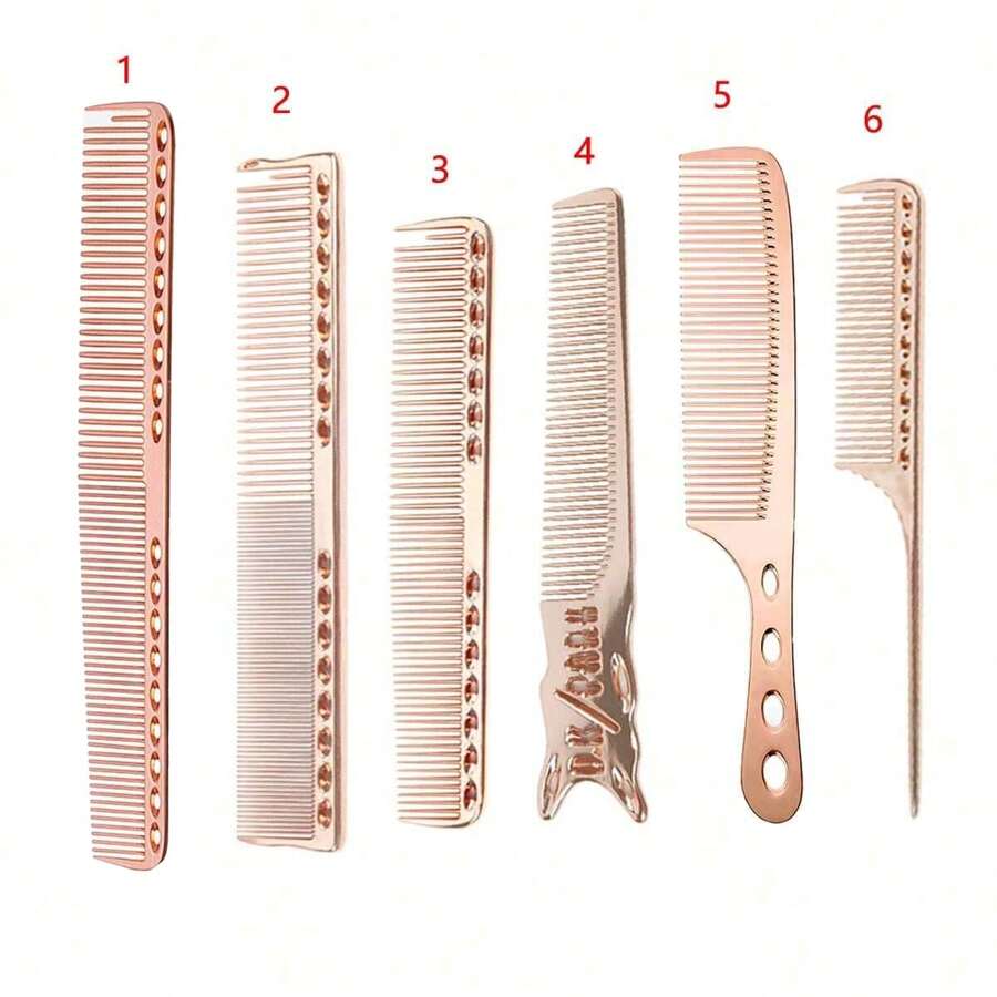 6/1 Pc Metal Comb, Barber Comb Metal Comb For Men, Flat Iron Comb, Aluminum Dressing Comb Professional Barber Types, Combs For Man And Woman Hairdressing Heat Resistant Barber Comb (Halloween, Costume Party Dress Up, Festival Role-Playing Headband.Trick-Or-Treat), Back To School, Travel Holiday Essentials, Hair Accessories For Women,Brush,Hair Brushes,Edge Brush,Brush Hair,Hair Comb,Comb Hair,Detangling Brush,Ball Brush,Mini Hair Brush,Hair Brush Set,Wooden Comb,Hair Brush, Brush, Comb, Slick Back Brush, Hairbrush, Edge Brush, Brush Hair, Hair Comb, Hair Brush Set, Comb Hair, Mini Hair Brush, Detangling Brush, Hair Brushes, Hair Products, Hair Tools, Hair Stuff, Hair Care, Curly Hair Brush, Barber, Barber Accessories, Hairdressing Equipment,Travel Essentials,Hairstyle,Hairdressing