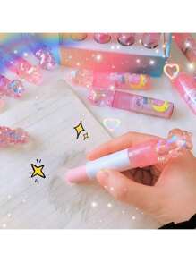 1pc Kawaii Lipstick Design Unicorns Rubber Erasers Student Correction Tool Kids School Office Supplies Gift Creative Stationery Back To School