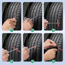 59x KFZ PKW Pannenset Flickzeug Flicken Autoreifen Platte Reifen Reparatur Satz