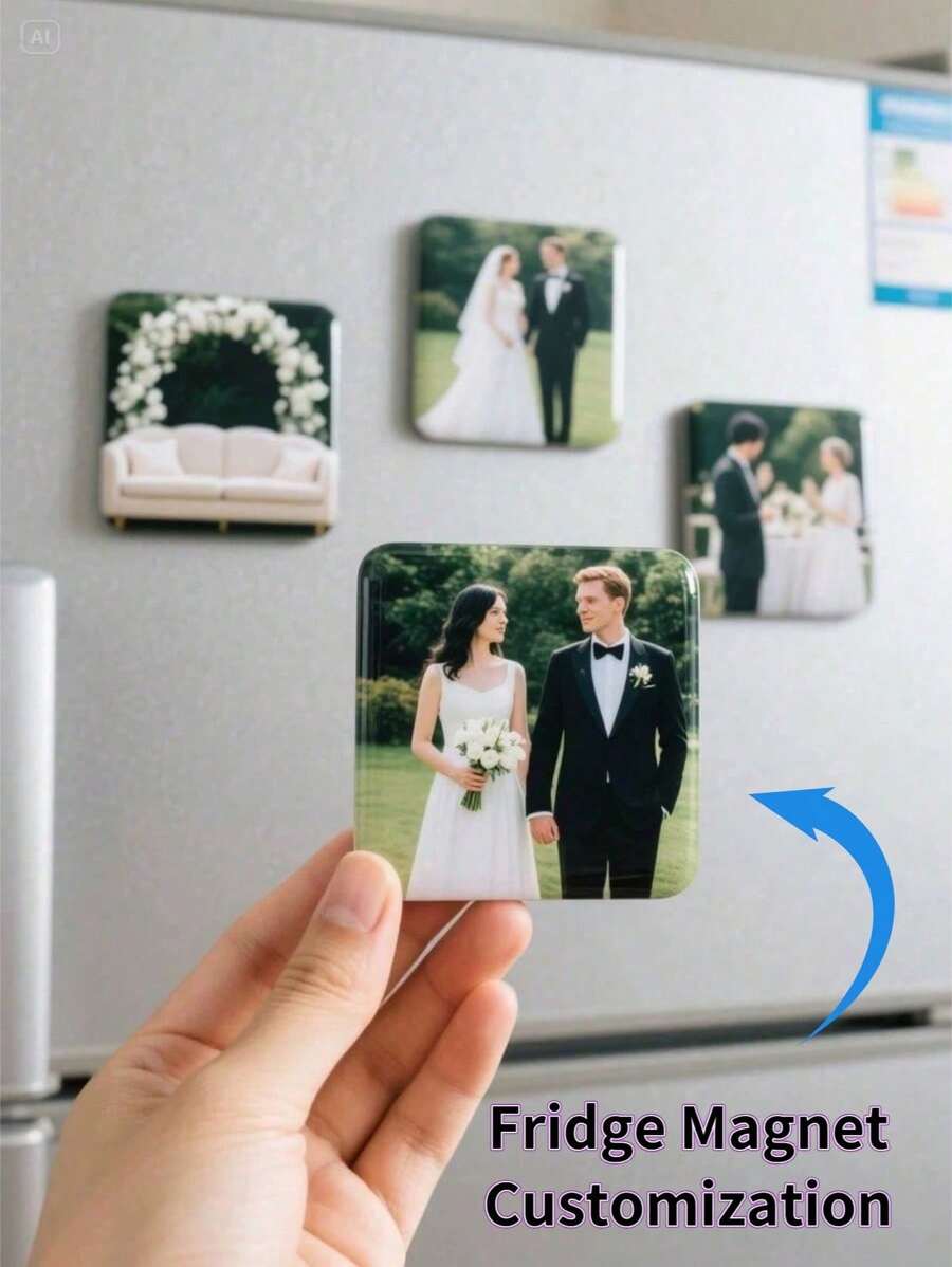 1/3/5/10pcs Custom Fridge Magnets, Printed With Any Of Your Designs Outdoor Decor Fridge Magnets Office And Kitchen - Storage Cabinet Magnets, Suitable For Many Occasions, Valentine's Day Gifts, Valentine's Day Gifts, Gifts For Her, Gifts For Him, Gifts For Mom, Gifts For Friends, Home Decor, Decoration, Personalized Gifts, Customized Gifts, Stylish, Fashion, Hipster,Fall Décor