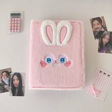 Kpop Photocard Binder,Plush Binder Cover,A5 Refillable 6 Ring Budget Binder, Mini Notebook Binder Cover,Journal Notebook Planner Binders,Back To School,School Supplies - Multicolor - View 16