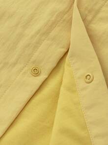 Balabala Kids Plaid Dog Print Jacket Fall 2025 – Soft Fleece Outerwear By BalaOne - Light Yellow - View 7