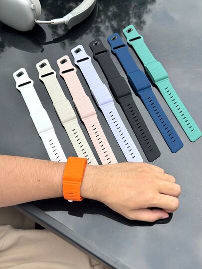 chinbersky 时尚实用学生用品——超舒适硅胶腕带（适用于安卓4.0），透气运动腕带，适合活跃的男士和女士