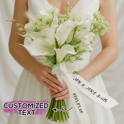 شريط ريبون شيفون مصنوع يدويًا مخصص - شريط باقة العروس المخصصة وديكور حفل الزفاف للمناسبات الزفاف وأعياد الميلاد والكريسماس ورأس السنة وتغليف هدايا عيد الحب والحفلات والأعمال اليدوية - شريط ديكوري أنيق لدعوات الزفاف وتغليف الهدايا والمناسبات والأعياد والمنزل والمكتب وديكورات الحفلات الموضوعية، جميل، مضحك، Y2K، عادي، مخصص، لها، العائلة، الأصدقاء، جميل، مضحك، Y2K، عادي، مخصص، لها، الأصدقاء، رومانسية رقيقة، ديكور الخريف