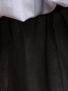 Girls' Striped Dress Set, Halloween Carnival COS Campus Style Costume, Gothic Style Black & Purple Dress With Jacket - Purple - View 9