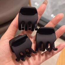 3件装高马尾爪夹发饰女士时尚发夹秋季配饰