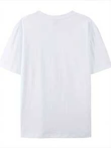 Saint Barth Fashion Printed Tops For Men Round Neck Washed Harajuku Tops Oversize T-Bands Ideal Gift