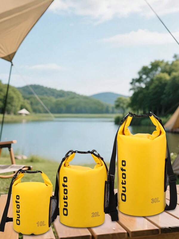YESPACE Bolsa seca impermeable de 10L/20L/30L con bolsillo de malla lateral, mochila para natación para rafting, surf, senderismo, deportes al aire libre, kayak, rafting, canotaje, natación, equipo de esquí, bolsa de playa, funda impermeable para teléfono, bolsa impermeable