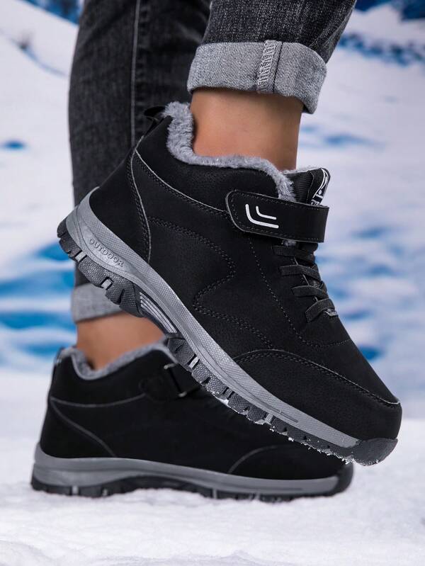 2025 Winter Women's Versatile Casual Fashion Thick-Soled Shock-Absorbing Warm Snow Boots