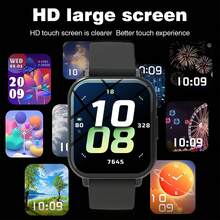 Sports Smart Watch, Suitable For High-Definition Screen Smart Watch, Equipped With LED High-Definition Color Screen, Supports Multiple Languages, Full Touch Screen, Music Player, Call Function, Message Notification - Multicolor - View 5