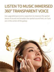 Lenovo Earbuds EA110 Bluetooth Wireless Earbuds TWS Mini Earphone Bluetooth 5.4 Touch Control Long Battery Life HD Voice With Mic - 均碼 - 查看 4