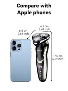 MIGUAN 1 Set Electric 3-In-1 Shaver For Men, Electric Razor Men USB Rechargeable Rotary Shaver Beard Trimmer Shaving Wet/Dry, Father's Day Gift For Father, For Man, Husband And Male Friend