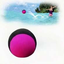 1pc,A Ball Wrapped In Soft Rubber, Made Of Durable And Soft Materials, Featuring Waterproof And Beach Elasticity Properties, Is Suitable For Fitness And Stress Relief Water Bouncing Balls, Swimming Pool Floats, Water Balls, Game Balls, Water Balloons