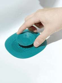 Keep Your Kitchen And Bathroom Drains Clean And Clog-Free With This1pc Silicone Sink Plug-Color Random