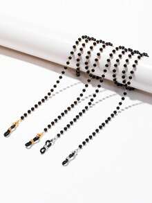 Bộ 2 chiếc dây đeo kính thời trang nữ đính ngọc trai giả, dây đeo kính hạt ngọc trai giả, dây đeo kính chống trượt, dây đeo kính đọc sách, dây đeo kính du lịch. - Nhiều màu - Xem 3