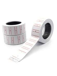 1 卷价格标签纸，适用于杂货店、零售店的价格标签贴纸（每卷/500 张）自粘标签、便利贴、组织标签、防水贴纸、手写姓名标签，适用于学校用品、返校