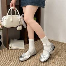 Women Ballet Shoes - Silver - View 3