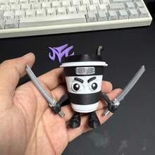 3D打印Tungtungsahur和Tralalo鲨鱼手工制作爆炸Tung臂可移动手工制作 - 彩色 - 查看 12