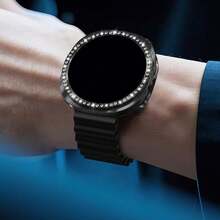 Przynieś diamentową obudowę zegarka pasującą do Galaxy Watch 8 40 mm 44 mm, odporna na wstrząsy, z ramką zderzaka, bez folii ochronnej na ekran
