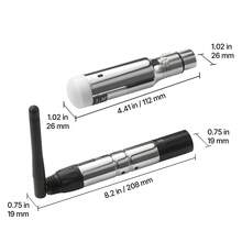 DMX Wireless Receiver, 7 Receivers & 1 Transmitter, 2.4G ISM Band, 656 Ft Transmission Range, Rechargeable Battery, Wireless Stage Lighting Control, For LED Stage Party DJ Bar Lighting, Silver - US A Type Plug(110-127V) - View 10