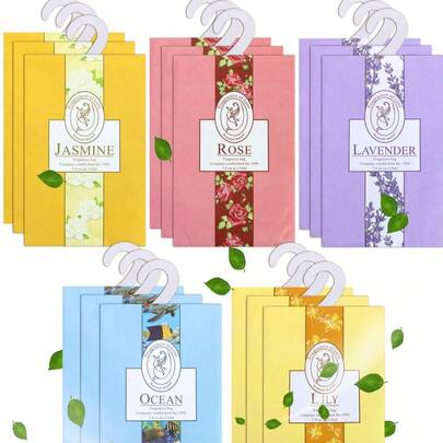 Floral Scented Sachets For Drawers And Closets, Refreshing Fragrance