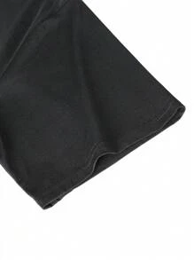 T-shirt casual estiva da uomo in seta ghiacciata con stampa a lettere