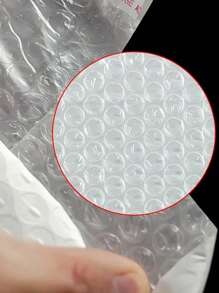 30 件珠光膜气泡邮寄白色自封运输信封，缓冲包装用品，适用于将衣服、服饰和小件物品送回学校