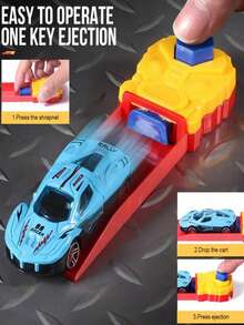 Mobil Balap Mini Logam Acak dengan Peluncur Lintasan, Set Mainan Mobil Balap, Mainan Penghilang Stres, Mainan, Mainan, Mainan, Mainan Mobil, Mainan, Mainan Mobil, Mainan, Mainan Mobil - MultiWarna - View 3