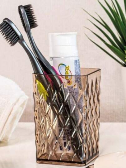 Porta Escova - Jogo Banheiro Luxuoso Multiuso Decoração Lavabo