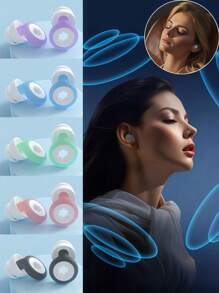 旅行硅胶耳塞带收纳盒可重复使用降噪耳塞用于睡眠听力保护旅行学习集中注意力居家旅行必备配件适用于卧室宿舍酒店邮轮办公室返校礼物适合男士女士男孩和女孩