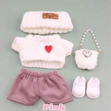 适用于拉布依娃娃衣服服饰毛衣配饰靴子拉布依秋冬毛衣套装1代2代娃娃通用配件，E鞋雨靴，1代鞋子 - 彩色 - 查看 16