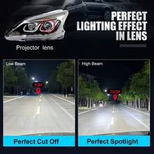 TOAUTO 2 件 H1 H7 LED 汽车大灯灯泡 H11 80W 28000LM 灯 HB3 9005 HB4 9006 Hir2 Turbo 双 LED 适用于投影式镜头汽车雾灯