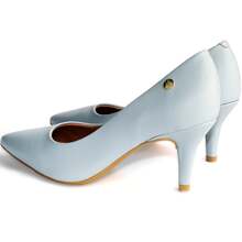 Vizzano Women's Pumps With Soft Low Heel Original - 天藍色 - 查看 4