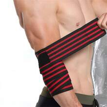 1/2 pièces Manchon de compression élastique réglable pour le coude, convient pour la course, le levage de poids, l'entraînement en squat - Multicolore - Voir 9