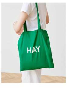 新款波点字母图案大容量休闲单肩包 - 彩色 - 查看 2