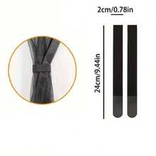 AIYYIPA 1 件（适用于标准门），免提开启，防虫，耐用网状磁性纱门，现代黑色双面板款式。精致编织细节，自动关闭通风，适合日常居家，夏季防蚊场景，适合客厅和卧室 - 黑色 - 查看 18