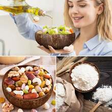 Personalized Coconut Bowl | Customized Coconut Bowl | Handmade Customization | Personalized Gift | Unique Personalized Customized Tableware - Brown - View 11